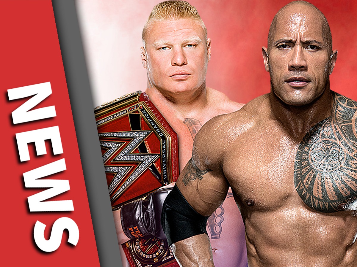 The Rock vs Brock Lesnar bei Wrestlemania 35? (News) Spotfight